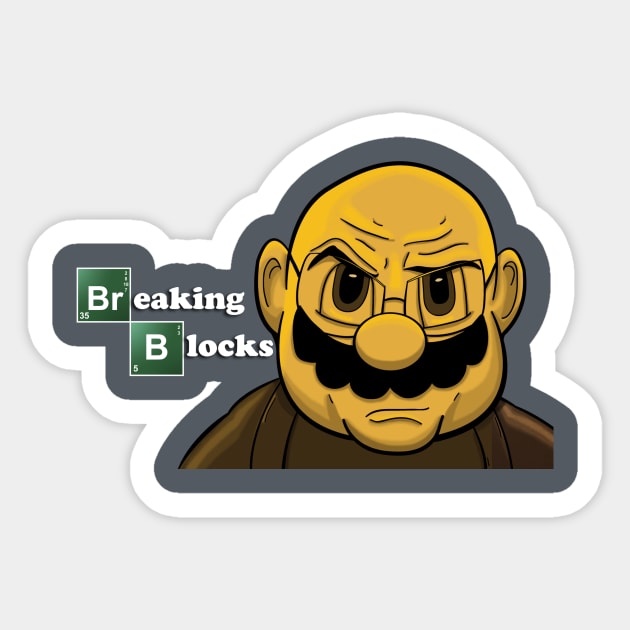 Breaking Blocks Sticker by abouelse